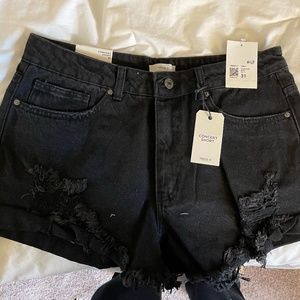 Forever 21 Frayed Denim Shorts (Concert Short)